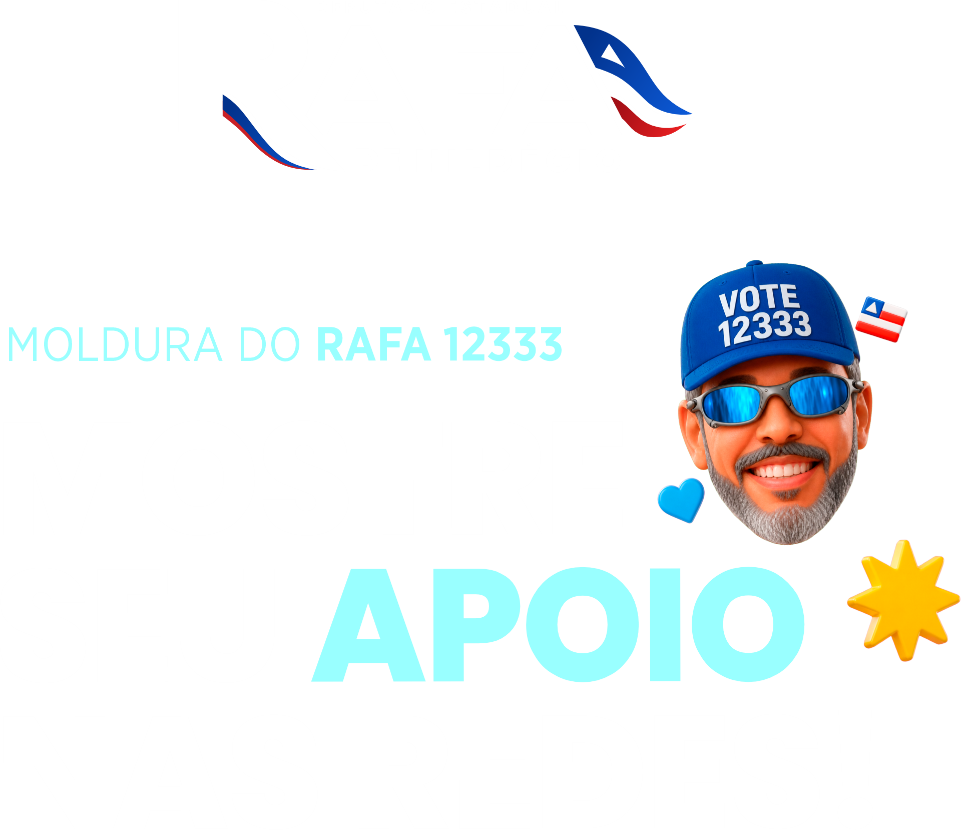 Moldura do Rafa 12333 — mostre seu apoio