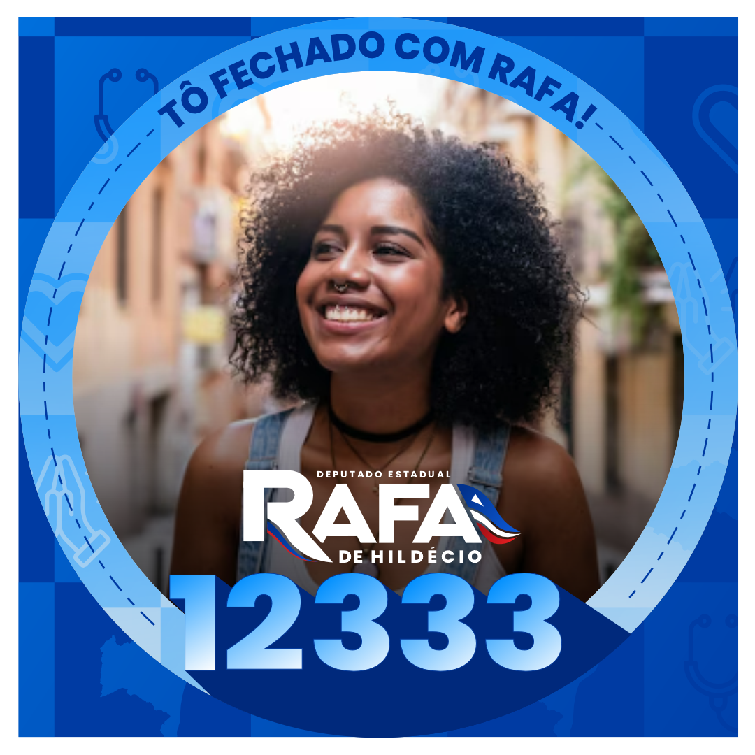 Exemplo de foto de perfil com a moldura oficial do Rafa 12333