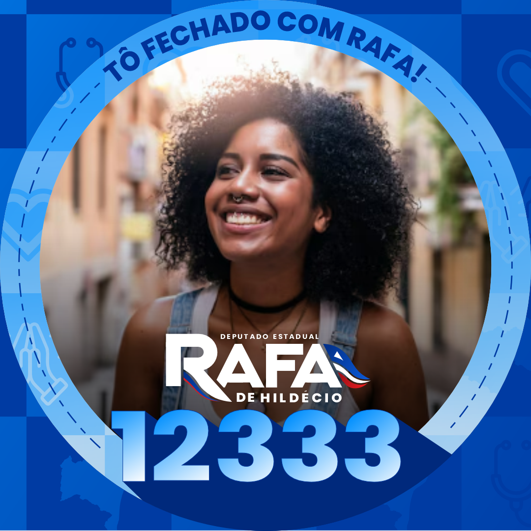 Exemplo de foto de perfil com a moldura oficial do Rafa 12333